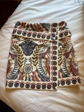 Farm Rio Wrap Effect Mini Skirt Size 25